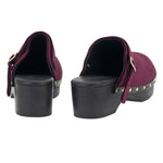 Classic Closed Clog Burgundy