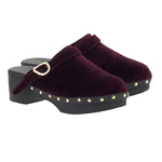 Classic Closed Clog Burgundy