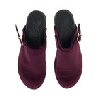 Classic Closed Clog Burgundy