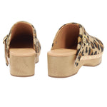 Classic Closed Clog Leopard