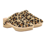 Classic Closed Clog Leopard