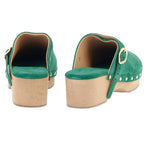 Classic Closed Clog Green