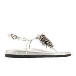 Rikki Footbed All Silver