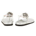 Rikki Footbed All Silver