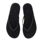 Saionara Leather Flip Flop Black top