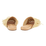 Fringe Slipper Natural