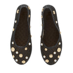 Iro with Shells Black sandals top