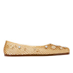 Iro with Shells Caramel sandals side
