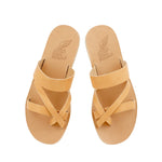 Jason Leather Natural sandals top