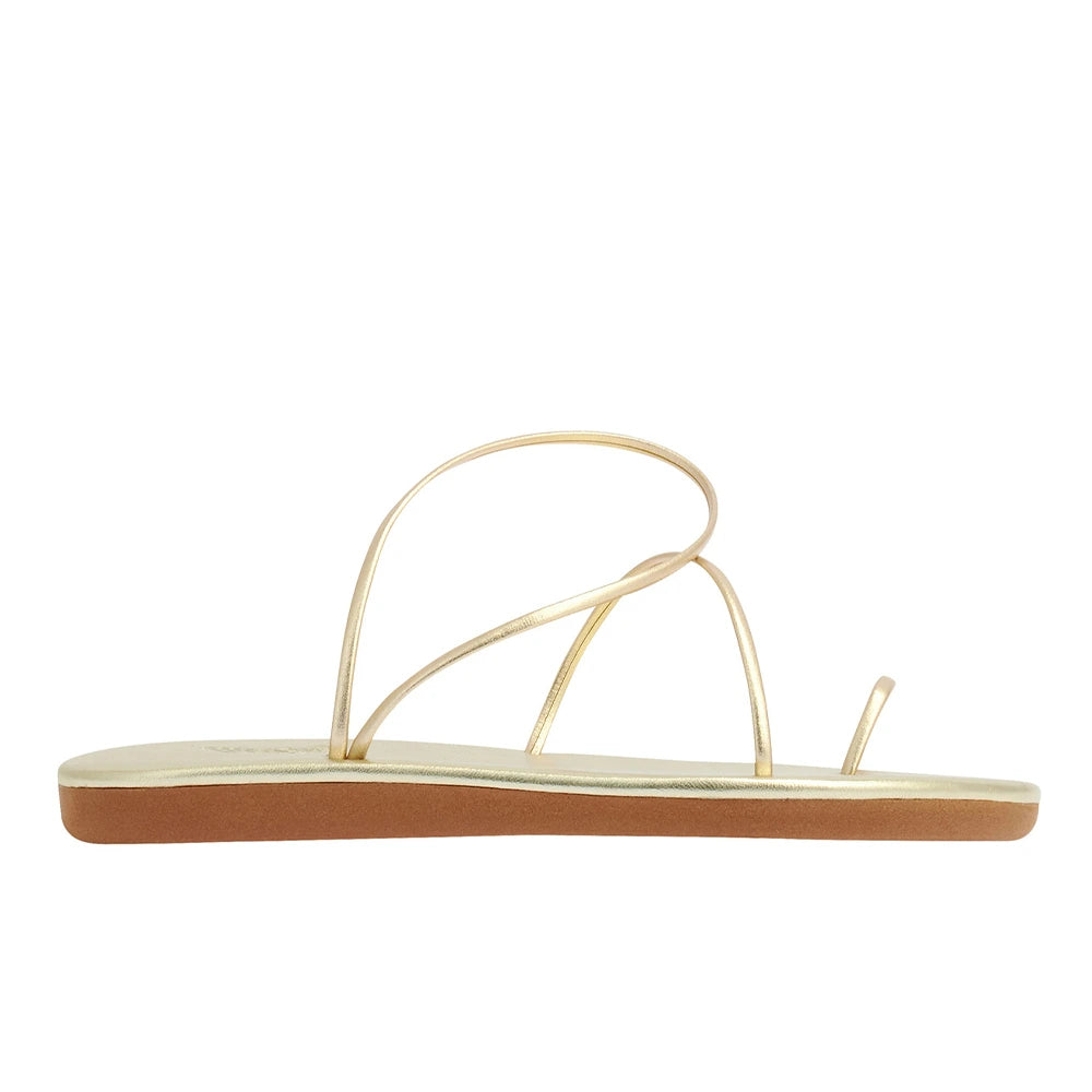 Kansiz Synthetic Leather All Platinum – Ancient Greek Sandals