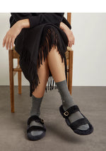 Latria Pony Black sandals