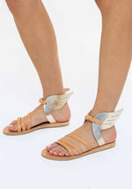 Ikaria Leather Natural/Platinum sandals