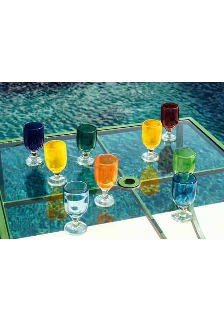 Wine Glass - Blue