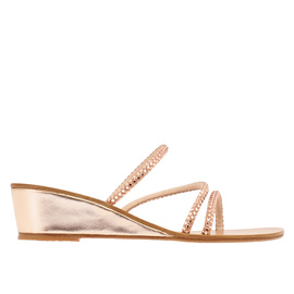Polytimi Low Wedge - ROSE GOLD