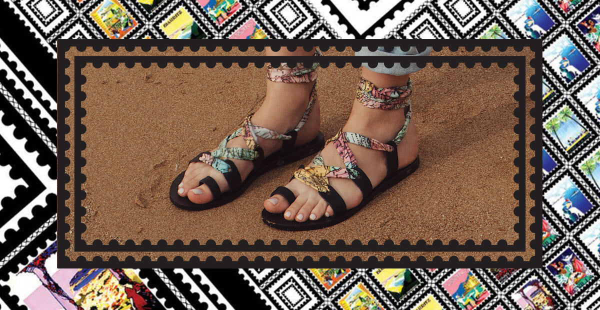 Official image for Ancient Greek Sandals X Mary Katrantzou: New Collaboration