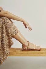 Kansiz Naplack Leather Caramel sandals
