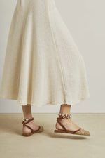 Filothea Shells Raffia Natural sandals