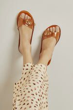 Filia Jelly Caramel sandals