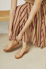 Stiliani Natural Flatform sandals