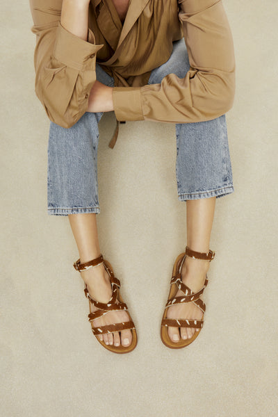 Zelina Pony Bambi sandals