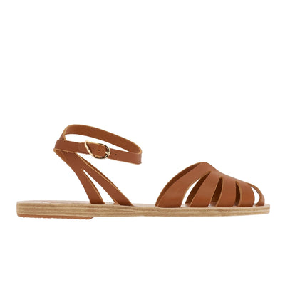 Aella Leather Cotto sandals side