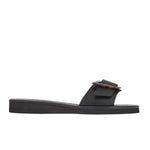 Aglaia Black/Tortoiseshell sandals side