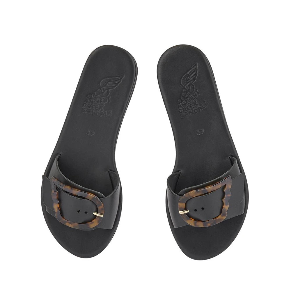 Aglaia Black/Tortoiseshell sandals top