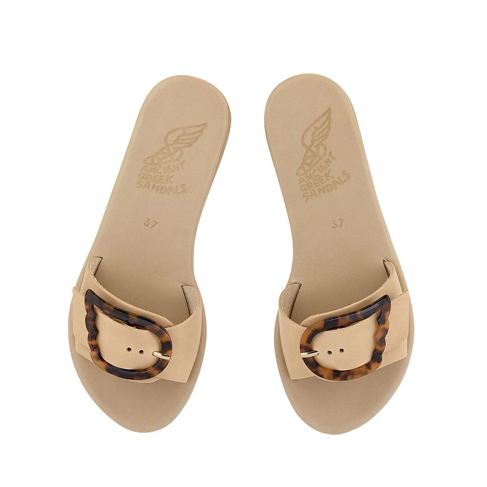 Aglaia Natural/Tortoiseshell sandals top