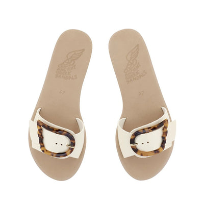 Aglaia Off White/Tortoiseshell sandals top