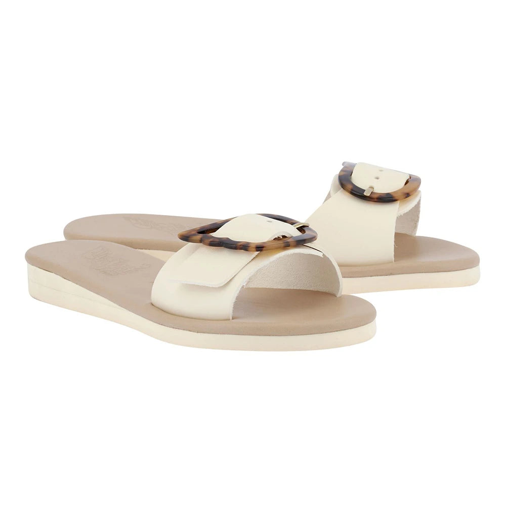 Aglaia Off White/Tortoiseshell sandals 3-4