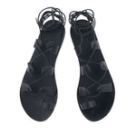 Alcyone Leather Black sandals top