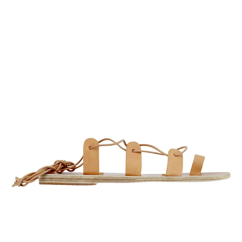 Alcyone Leather Natural sandals side