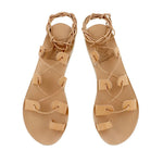 Alcyone Leather Natural sandals top