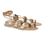 Alcyone Leather Platinum sandals 3-4