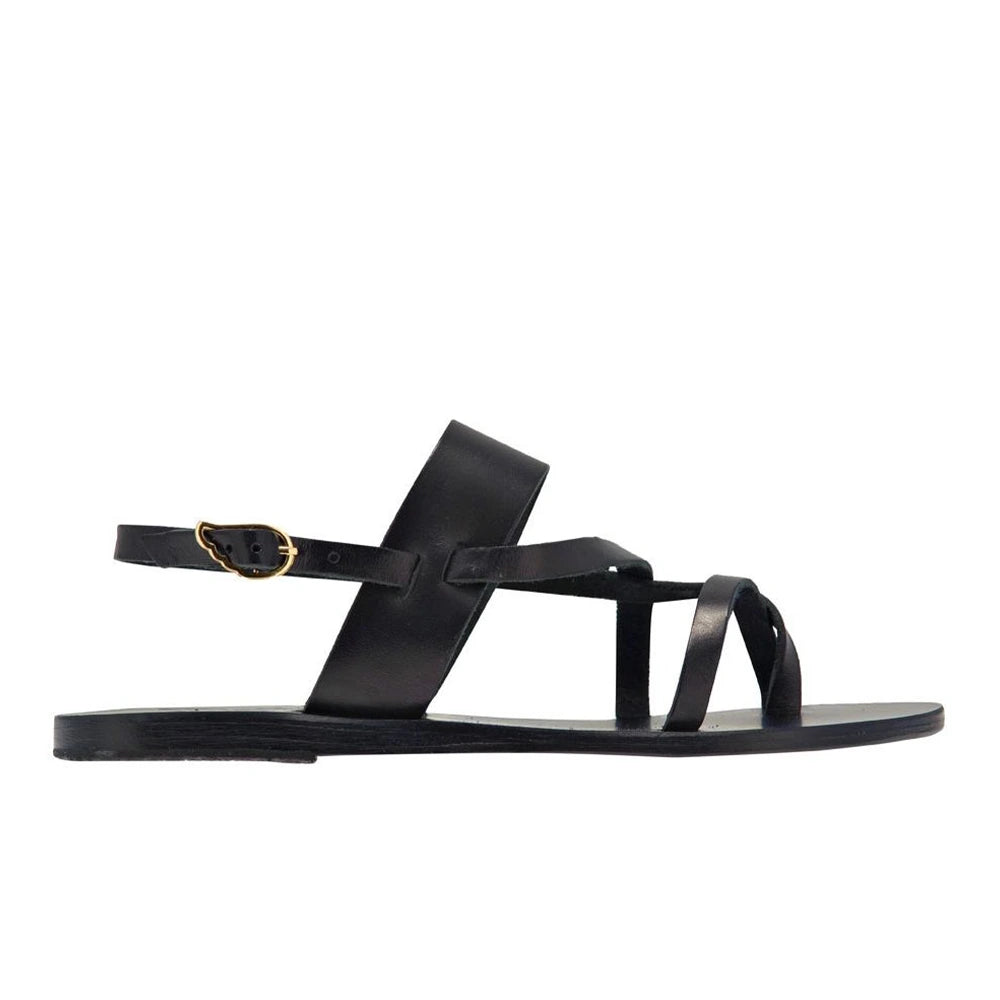 Alethea Leather Black sandals side