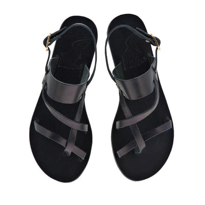 Alethea Leather Black sandals top