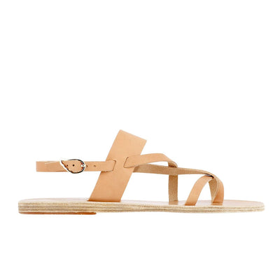Alethea Leather Natural sandals side
