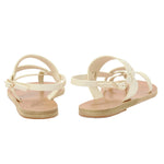 Alethea Leather Off White sandals back