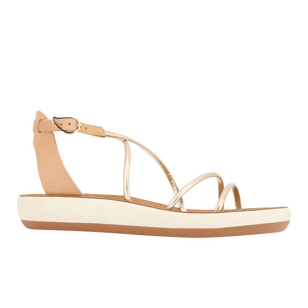 Anastasia Comfort Nat/Platinum sandals side