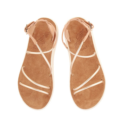 Anastasia Comfort Nat/Platinum sandals top