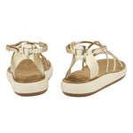 Anastasia Comfort Platinum sandals back