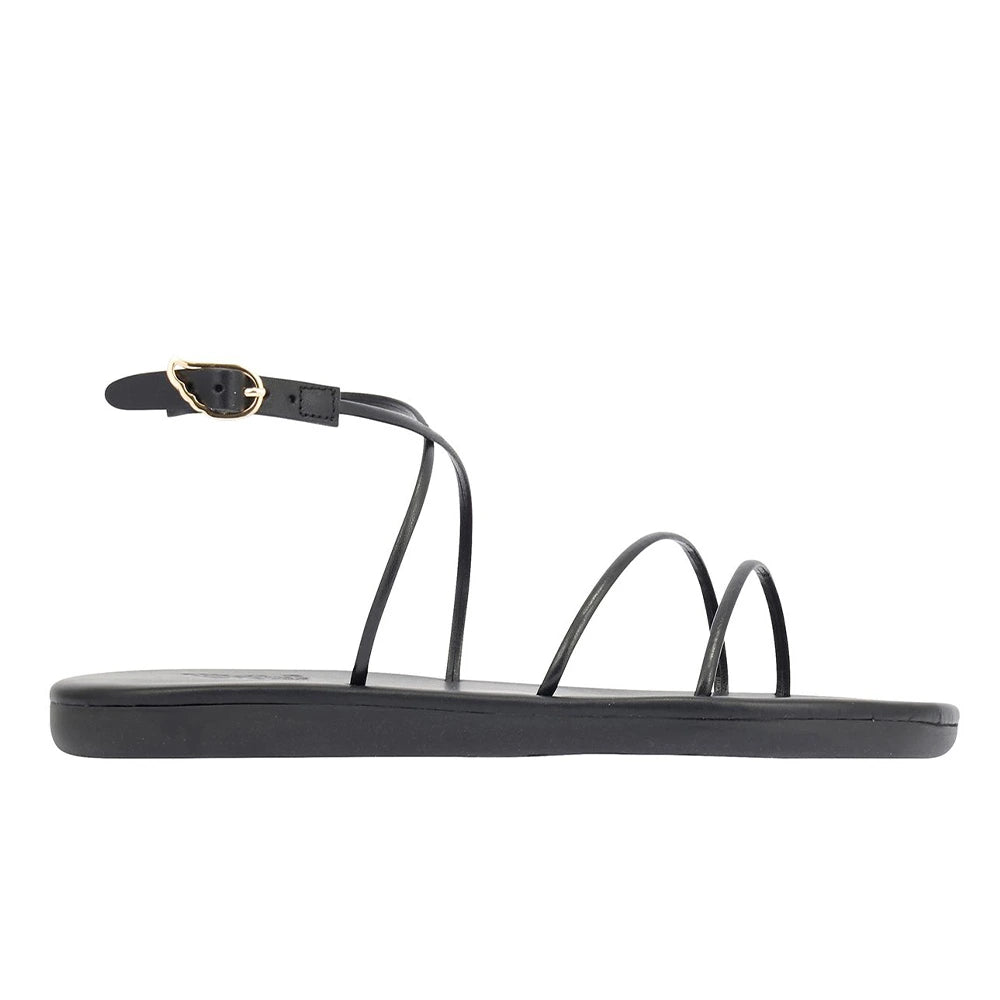 Angel Black sandals side