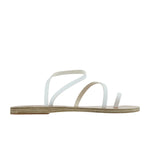 Apli Eleftheria Leather White sandals side