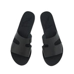 Apteros Leather Black sandals top