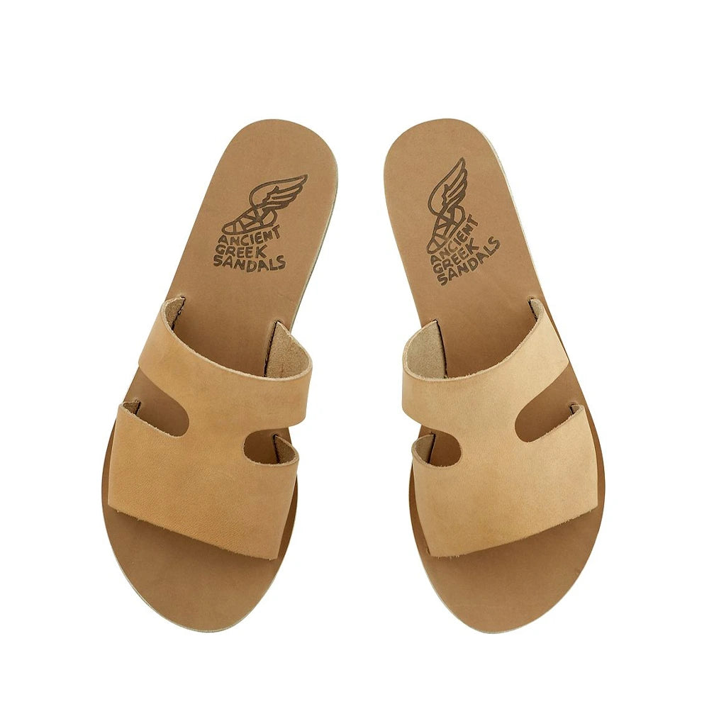 Apteros Leather Natural sandals top