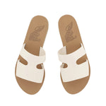 Apteros Leather Off White sandals top