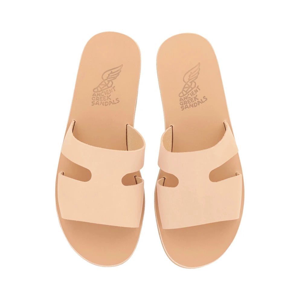 Apteros Men Leather Natural slide top