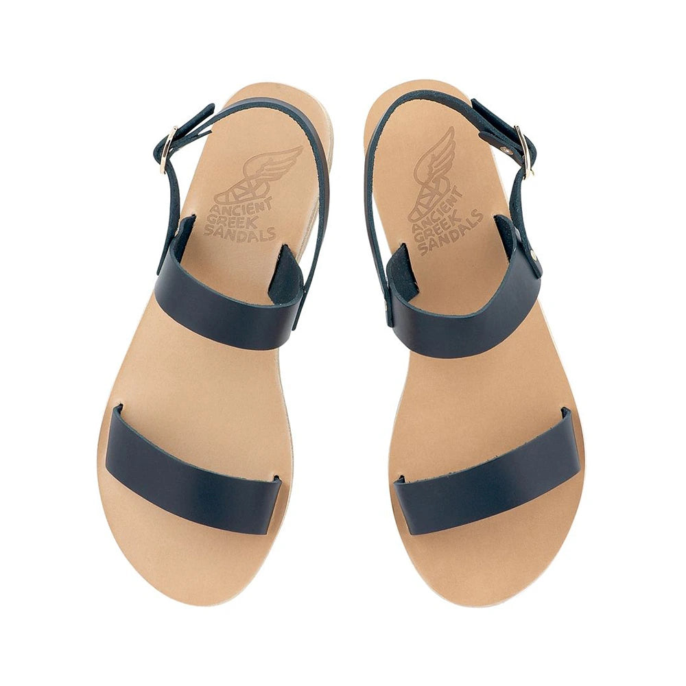 Clio Leather Marine Sandals top
