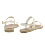 Clio Leather Off White Sandals back