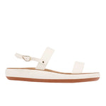 Clio Comfort Leather Off White sandals side